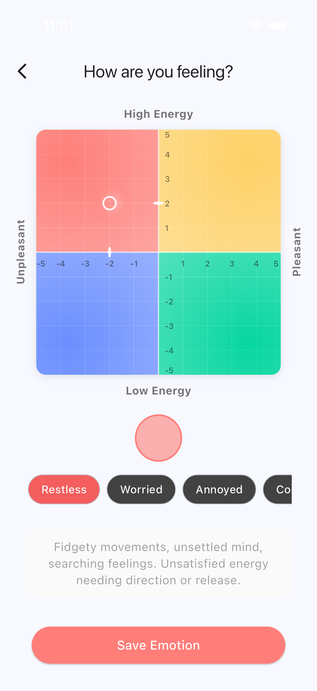 Mood Check-In Feature