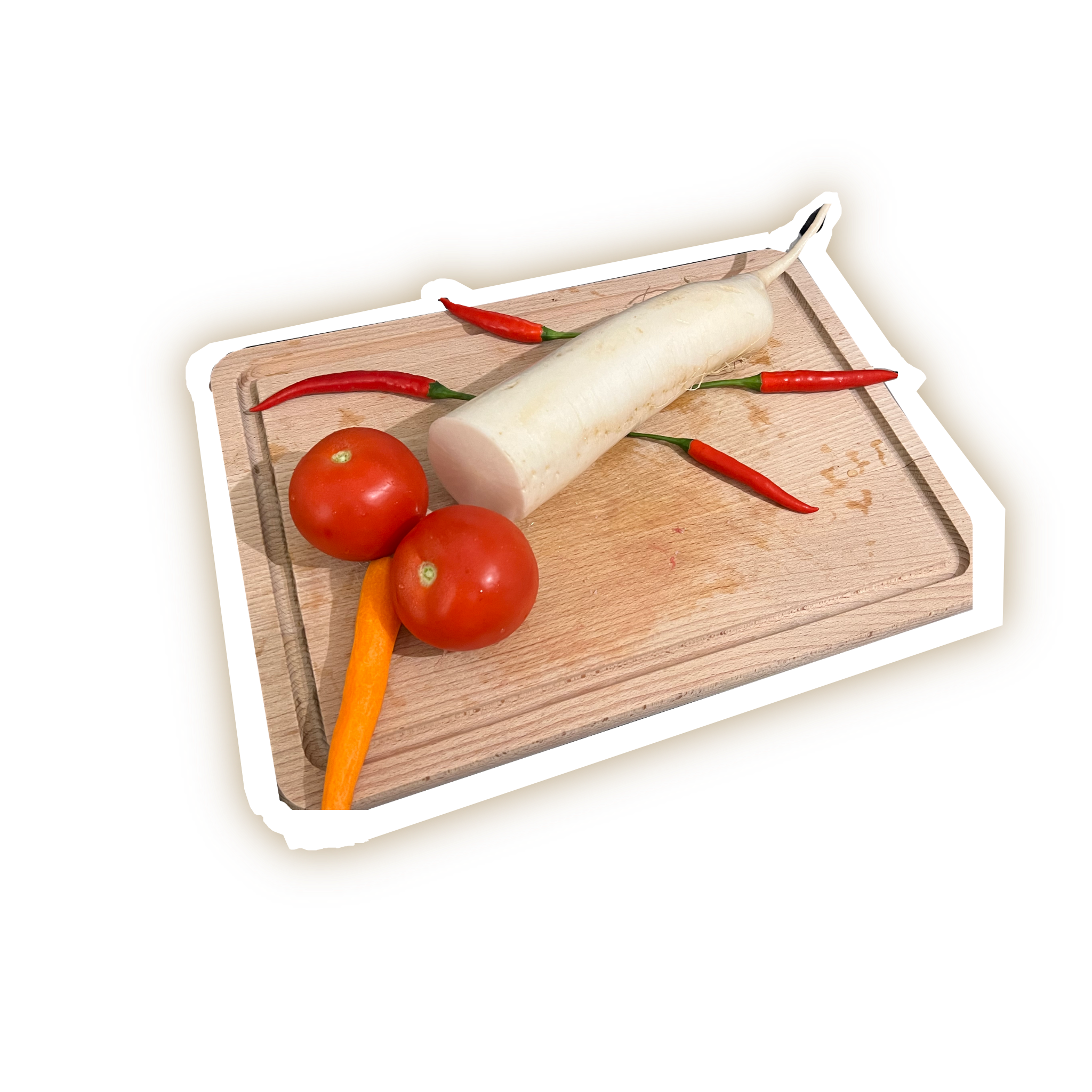 Vegetable sticker